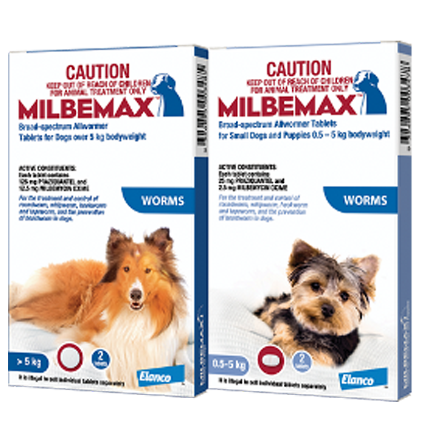 Milbemax flea hot sale treatment for dogs